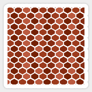 Mid Century Modern Honeycomb Sticker